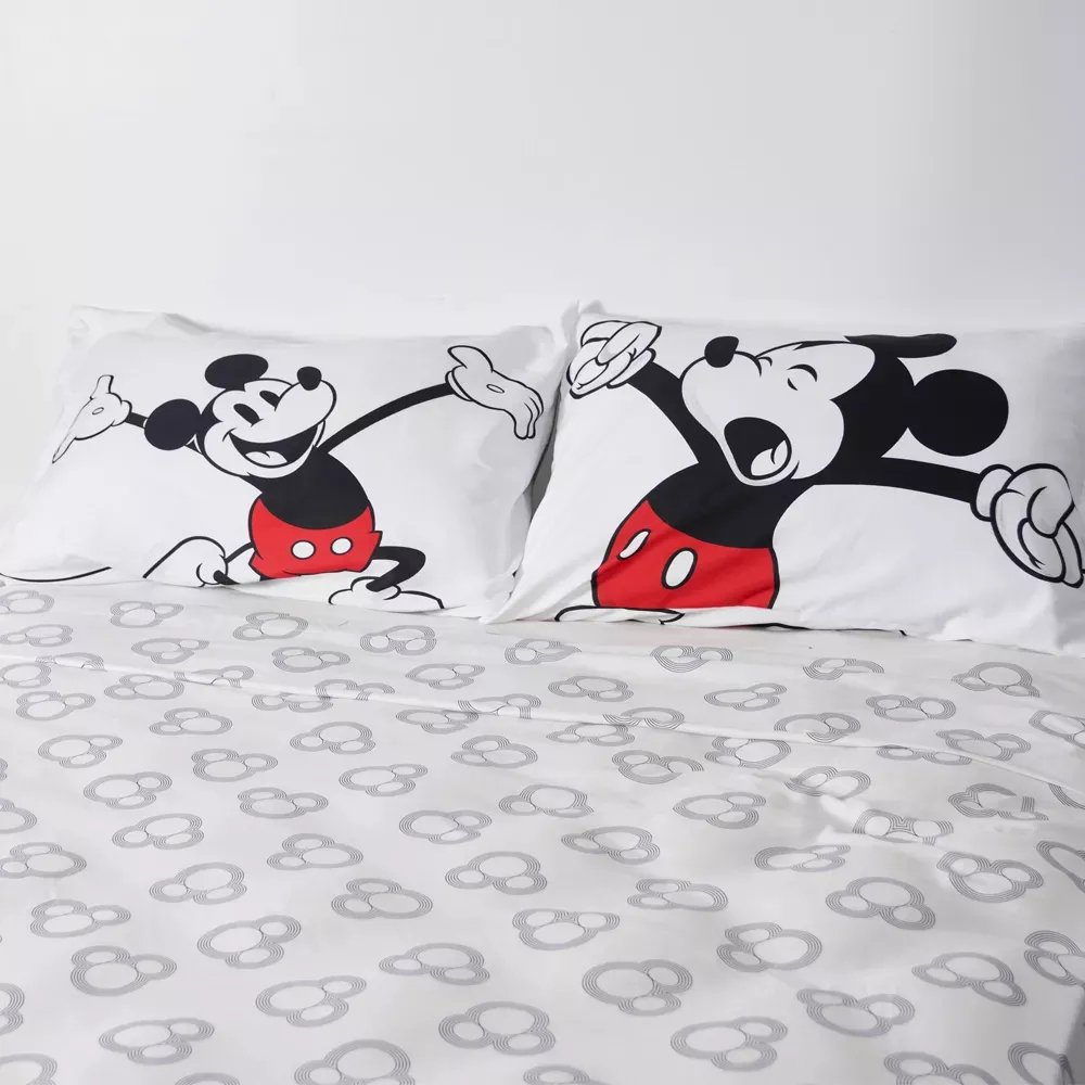 Juego De Sabanas Disney Mickey Classic Blanca Queen Piñata Blanco Mickey Mouse - Imagen 2