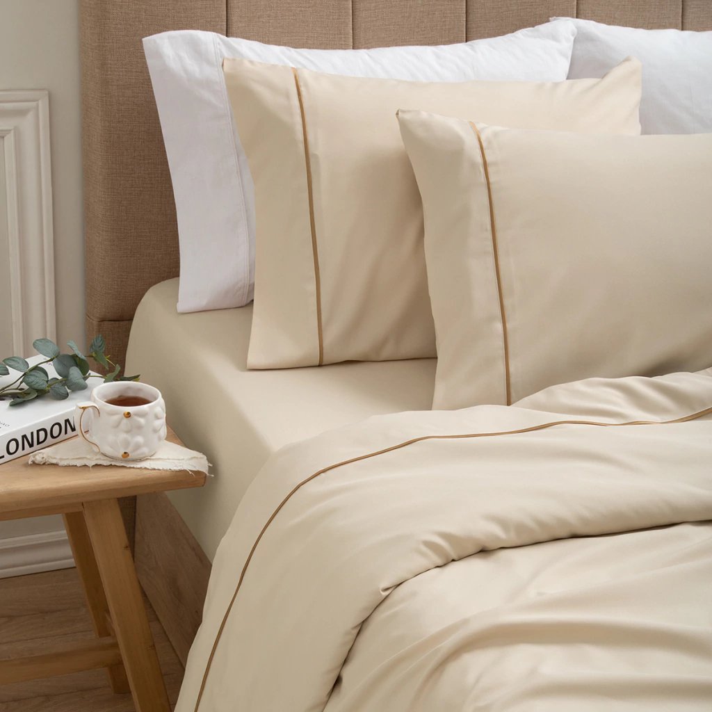 Juego Sábanas Palette Plain Twin Size 600 Hilos - Imagen 8