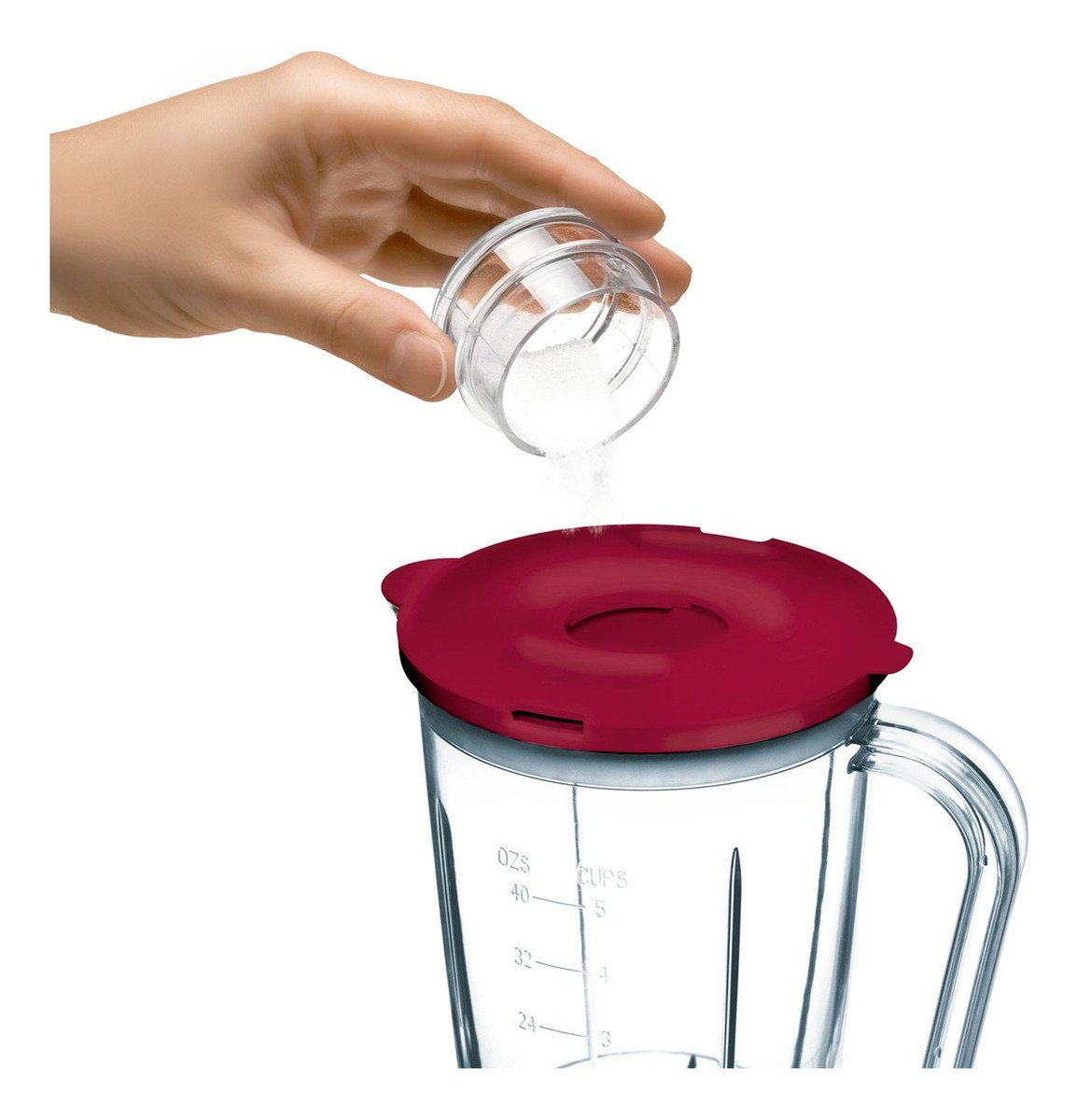 Licuadora De Vaso Atma 1.25l Roja 500w Lv241ap Rojo - Imagen 4