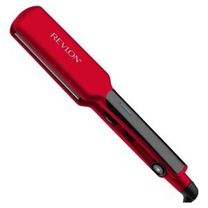 Plancha De Pelo Revlon 220° Placas 4.5 Cm. Recub Titanio Color Rojo
