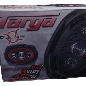 Parlante Para Auto Targa Tag9640 6x9 4 Vias 450w Negro