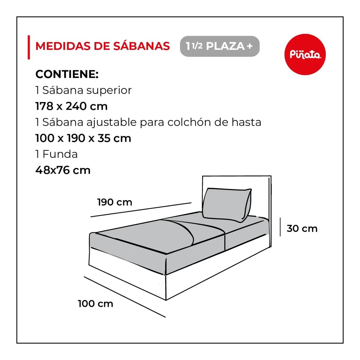 Juego Sábanas Piñata 11/2 Twin Mickey Face Colchon 100x190cm - Blanco - Mickey Faces Ii - Imagen 4