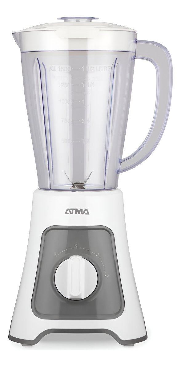 Licuadora De Vaso Atma Li8445ap 2 Vel + Pulso 500w Blanca - Blanco