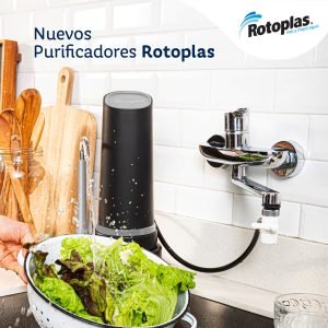 Filtro Purificador De Agua Rotoplas Sobre Mesada Max Color Negro Negro Mate