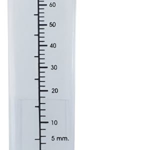 Pack 6 Pluviómetros Merak Transparente 110 Mm Con Soporte