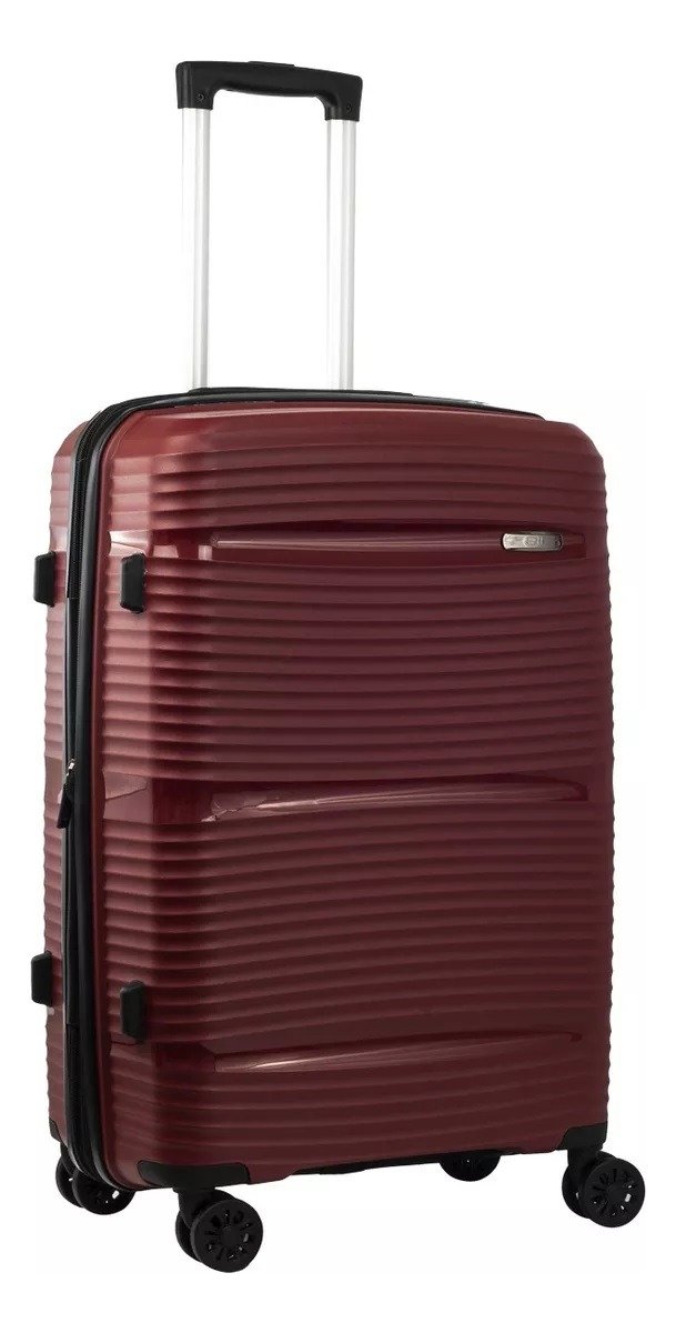 Valija 20 3570 Elf Carry On 4 Ruedas Ver Variantes Rojo Rayas - Imagen 3