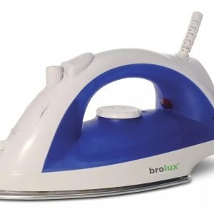 Plancha Con Rociador Y Vapor Brogas Brolux 1300w Color Azul