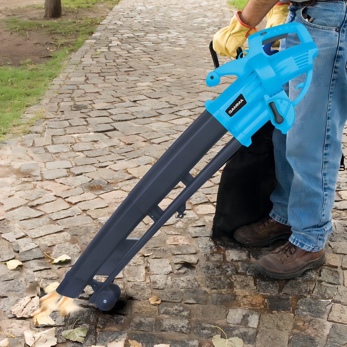 Sopla Aspiradora 2400 W Sopladora Cesped Gamma G3082 Bolsa - Imagen 2