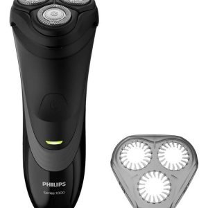 Afeitadora Philips 2 En 1 Shaver S1520/42 Recargable Color Negro Y Gris Oscuro