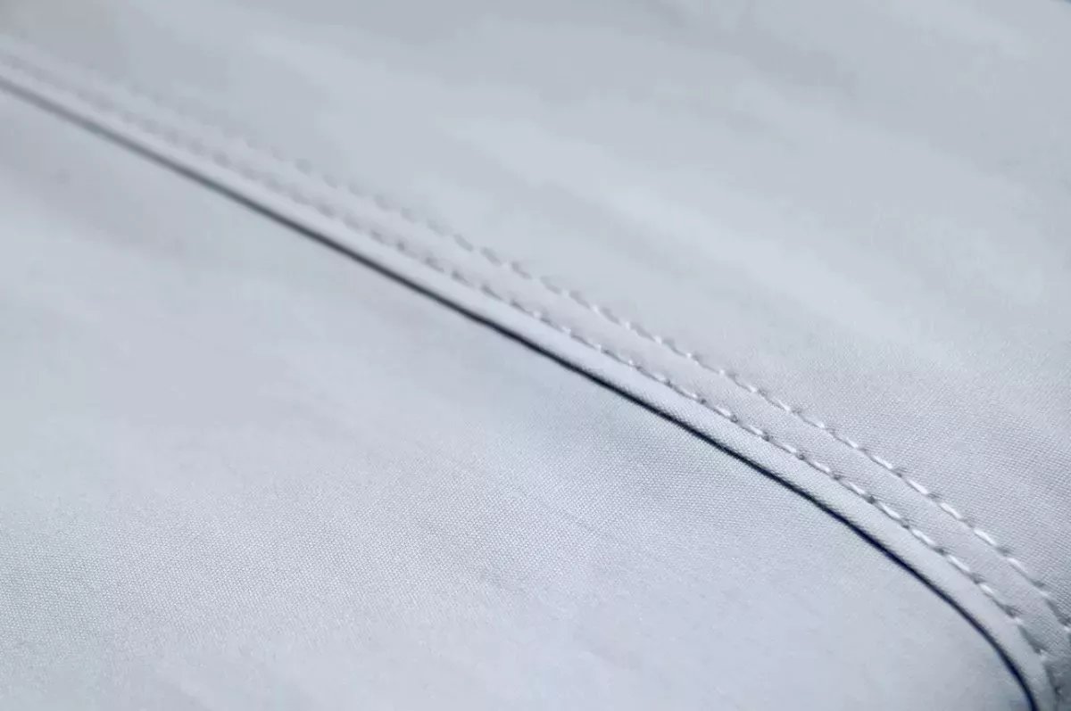 Juego Sabanas King Palette Lisa 300h 100% ALG. Ivory Pura - Imagen 2