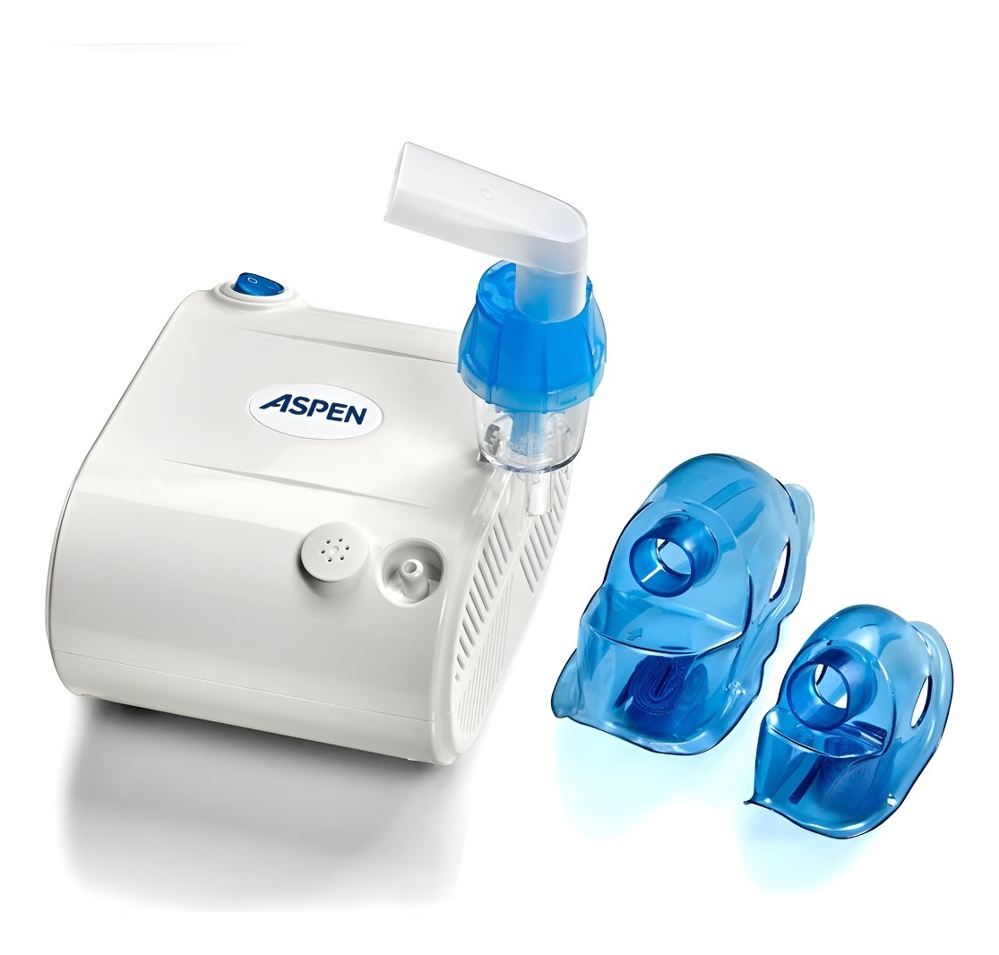 Nebulizador Aspen Brcn176 A Piston Compacto C/accesorios Blanco