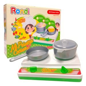 Mi Primera Cocina Rondi Chef Con Accesorios Y Comiditas