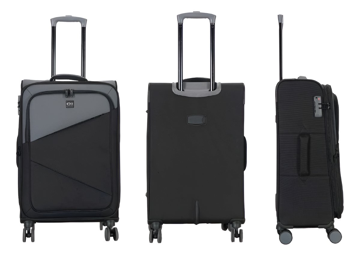 Valija Elf I3425/24 Negro Y Gris Azul Y Celeste Carro Alum - Imagen 7