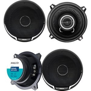 Parlante Auto Philco Spo2750 Redondo 5,25 Coaxil 200w Negro