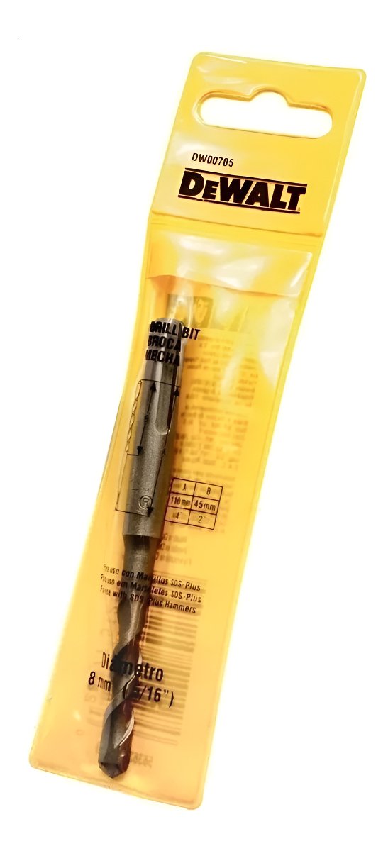 Mecha Widia Broca Sds Plus Dewalt Dw00707 8 X 210 Mm