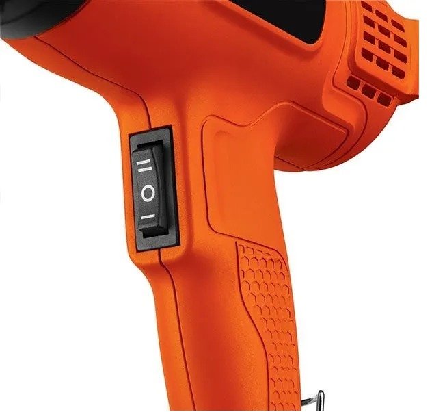 Pistola De Calor Black+decker Hg1500-b3 1500w Naranja - Imagen 3