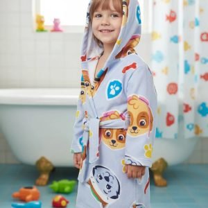 Bata De Toalla Paw Patrol 4-5 Años Piñata Celeste Celeste Paw Patrol Celeste 4-5 Años