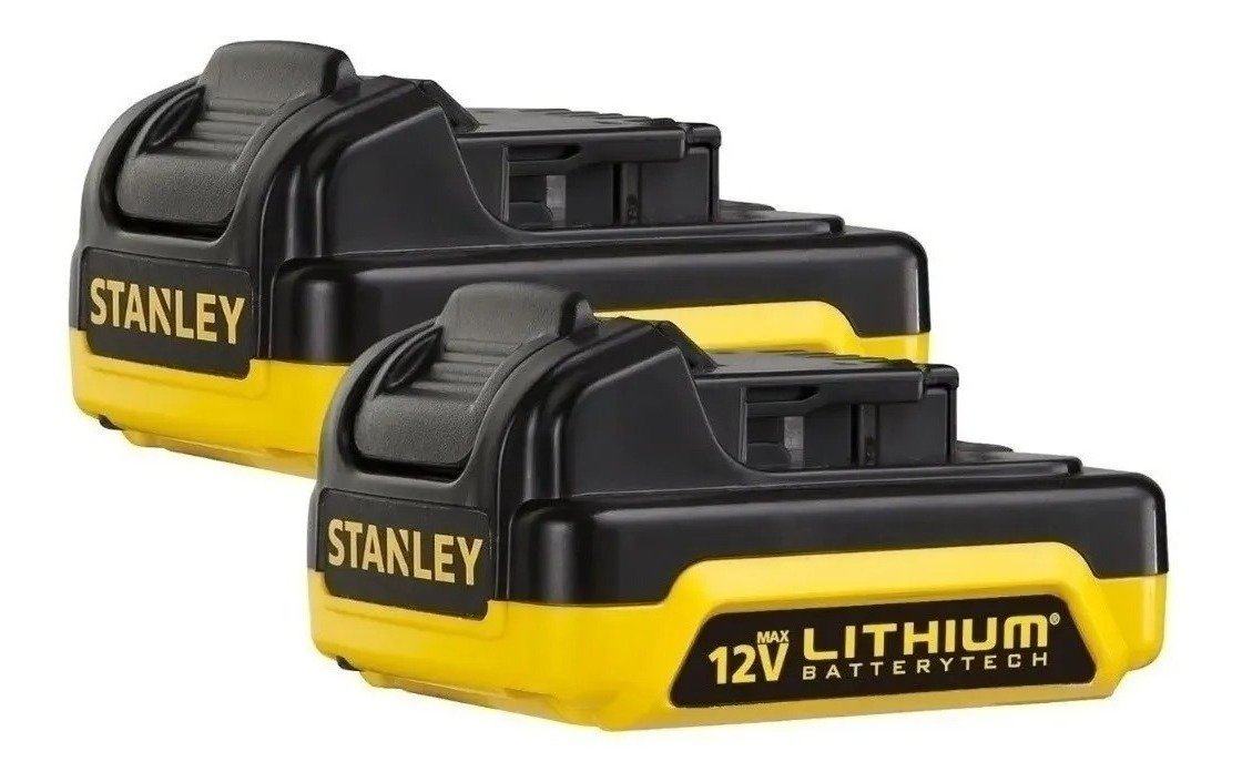 Taladro Percutor Stanley Sch12s2ka 12v 100 Acc Mecha Maletin Amarillo 50 Hz - Imagen 3