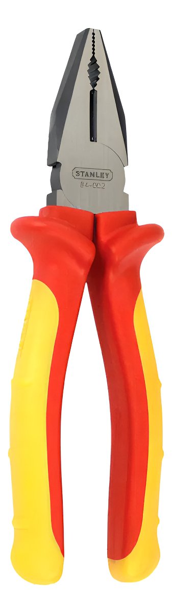 Alicate Pinza Electricista Stanley 84-002 Vde 1000v 200mm Amarillo