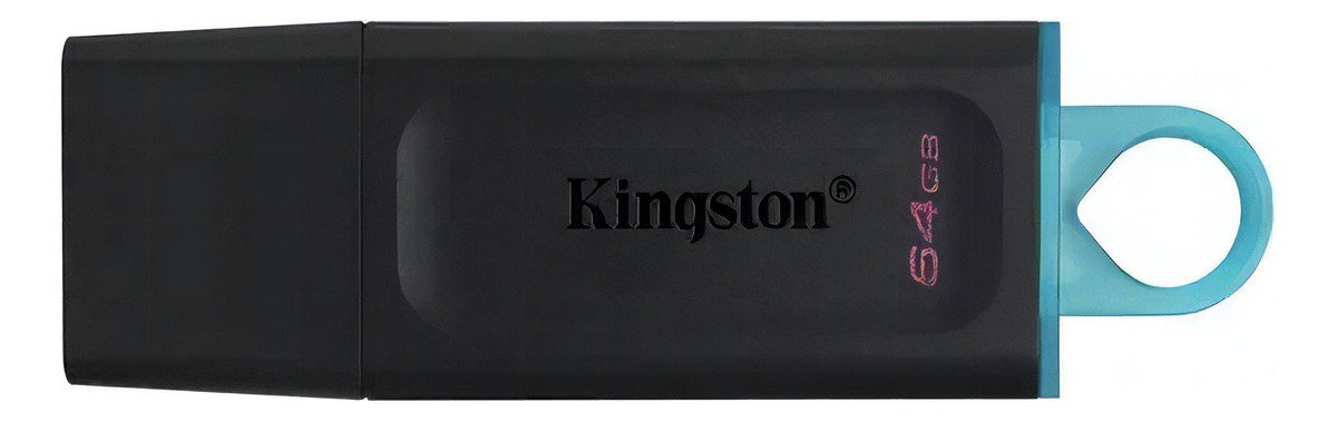 Pendrive Kingston Exodia Dtx/64gb Dtx/64gb 64gb 3.2 Lisa Negro Liso