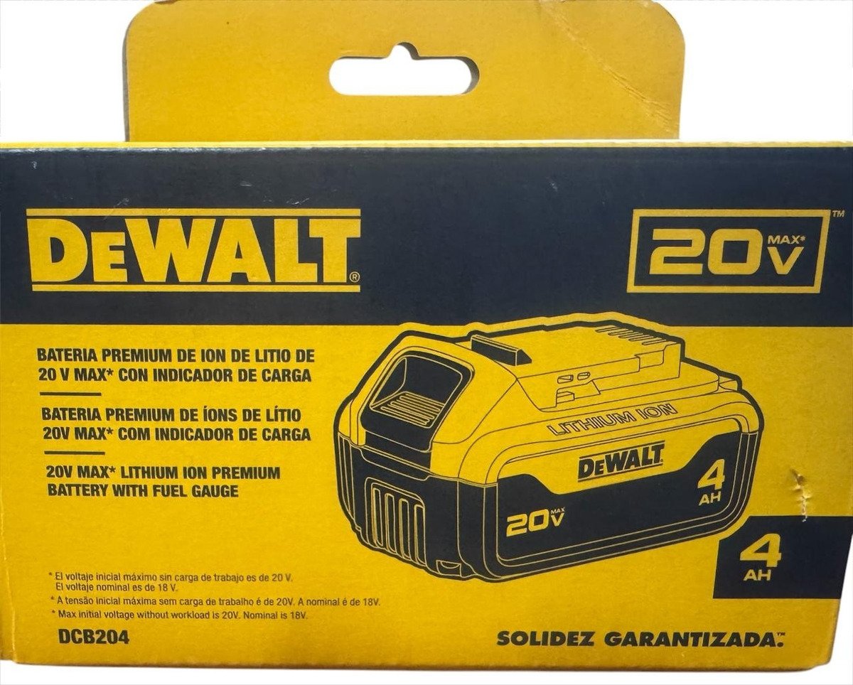 Batería Dewalt Dcb204 12v Litio 1 Unidad 20v - Imagen 4