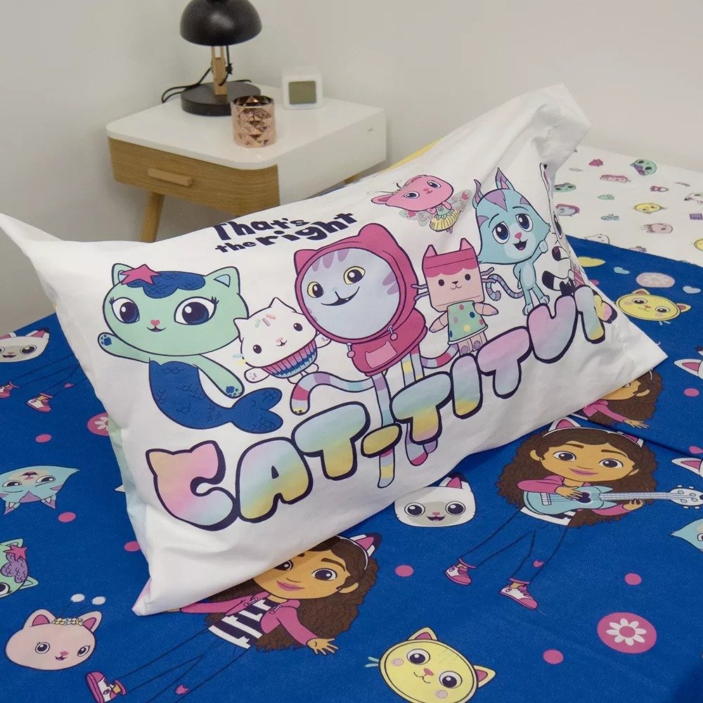 Juego Sábanas Piñata 1 1/2 Gabby´s Dollhouse Ultra Soft Azul Gabbys Dollhouse - Imagen 4