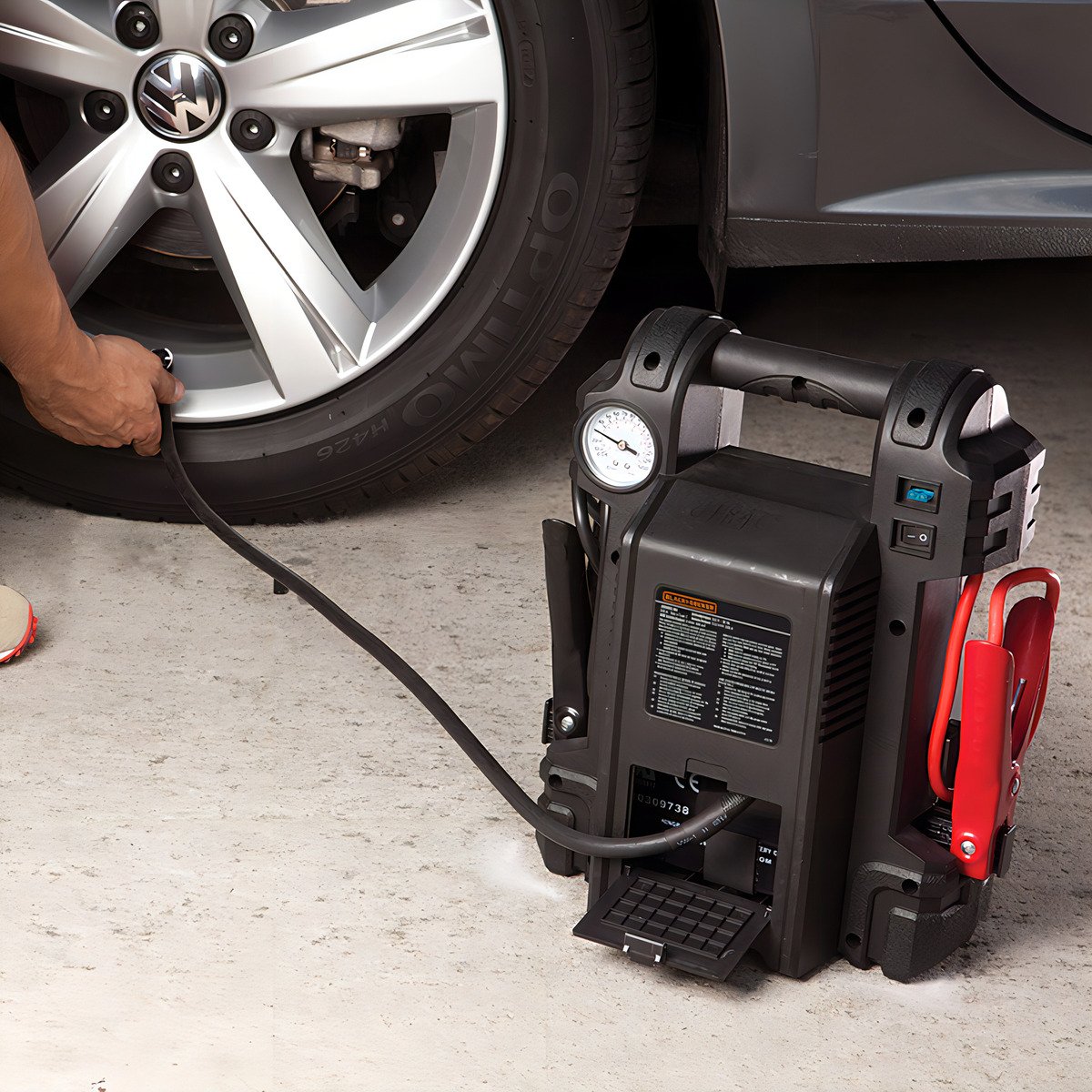 Arrancador 500 Amp 12v Black Decker Usb Linterna Js500 Auto - Imagen 5