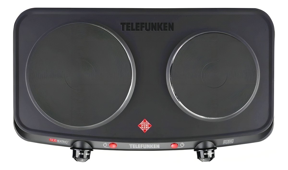Anafe Telefunken Tf-ae10500 2400w 7niv Termos 2hor Color Negro - Imagen 2