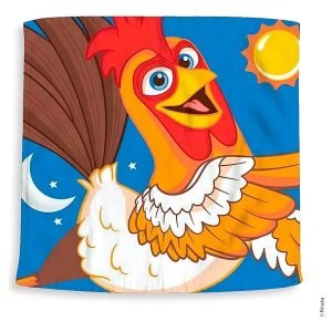 Toalla De Mano Piñata 100% Algodón La Granja De Zenón 30x30cm