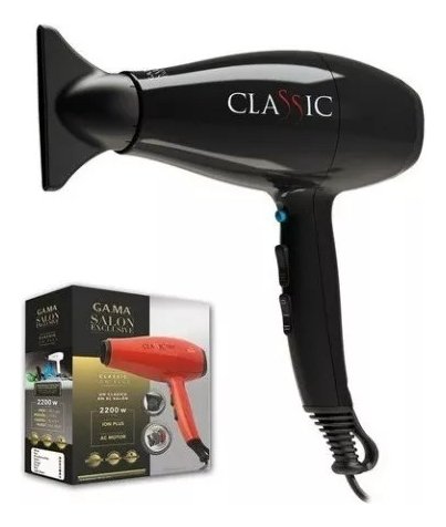 Secador De Pelo Gama Profesional Classic Ion Plus 2200wnegro Negro - Imagen 3