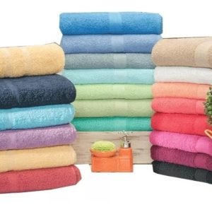 Juego De Toalla Y Toallón Franco Valente 500gr 100% Algodón