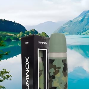 Termo Lumilagro Luminox Camuflado Acero Inoxidable 1lts Verde Oscuro Camuflado