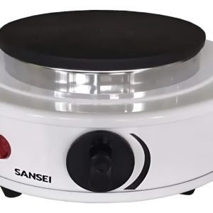 Anafe Eléctrico Sansei Ansn1mwn 1 Hornalla 500w Blanco Blanco