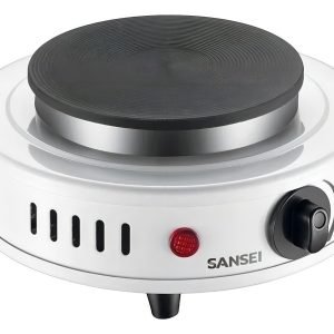 Anafe Eléctrico Sansei Ansn1mwn 500w Color Blanco