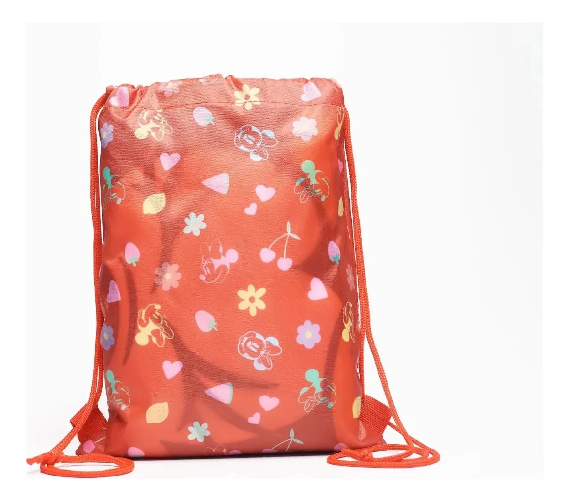 Toallones Piñata Grandes Playero Infantil Con Bolso Disney Rojo Minnie - Imagen 3