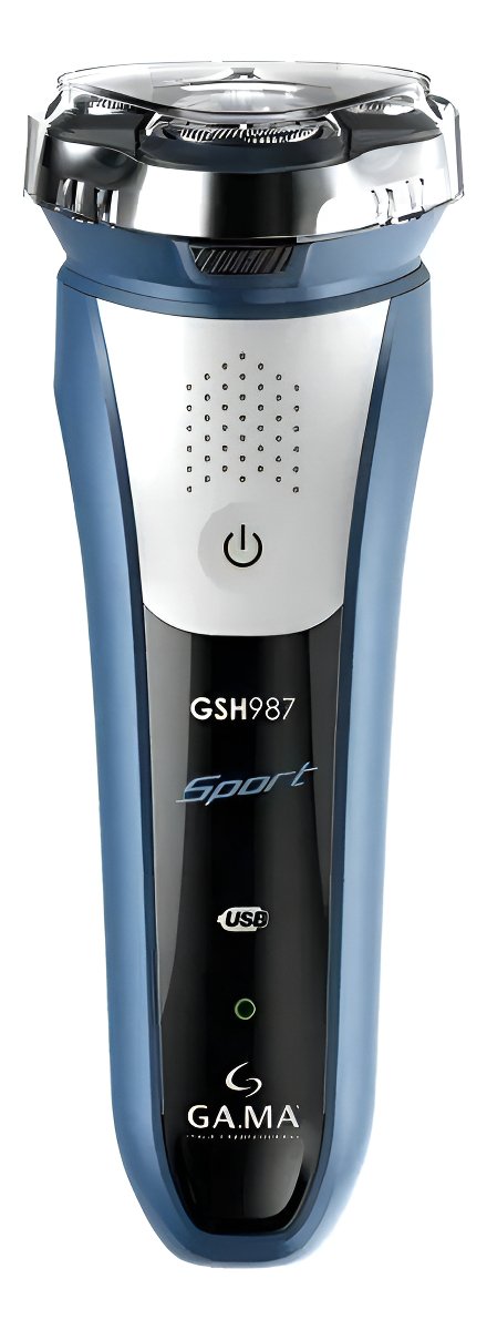 Afeitadora Gama Gsh987s 150041 Sport Usb Color Celeste - Imagen 4