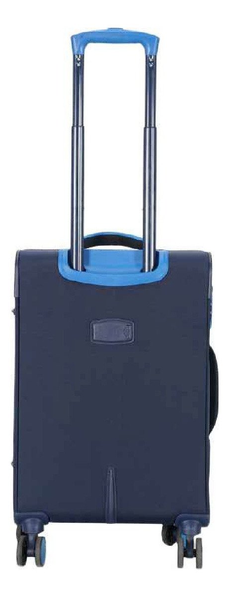 Valija Elf I3425/24 Negro Y Gris Azul Y Celeste Carro Alum - Imagen 2