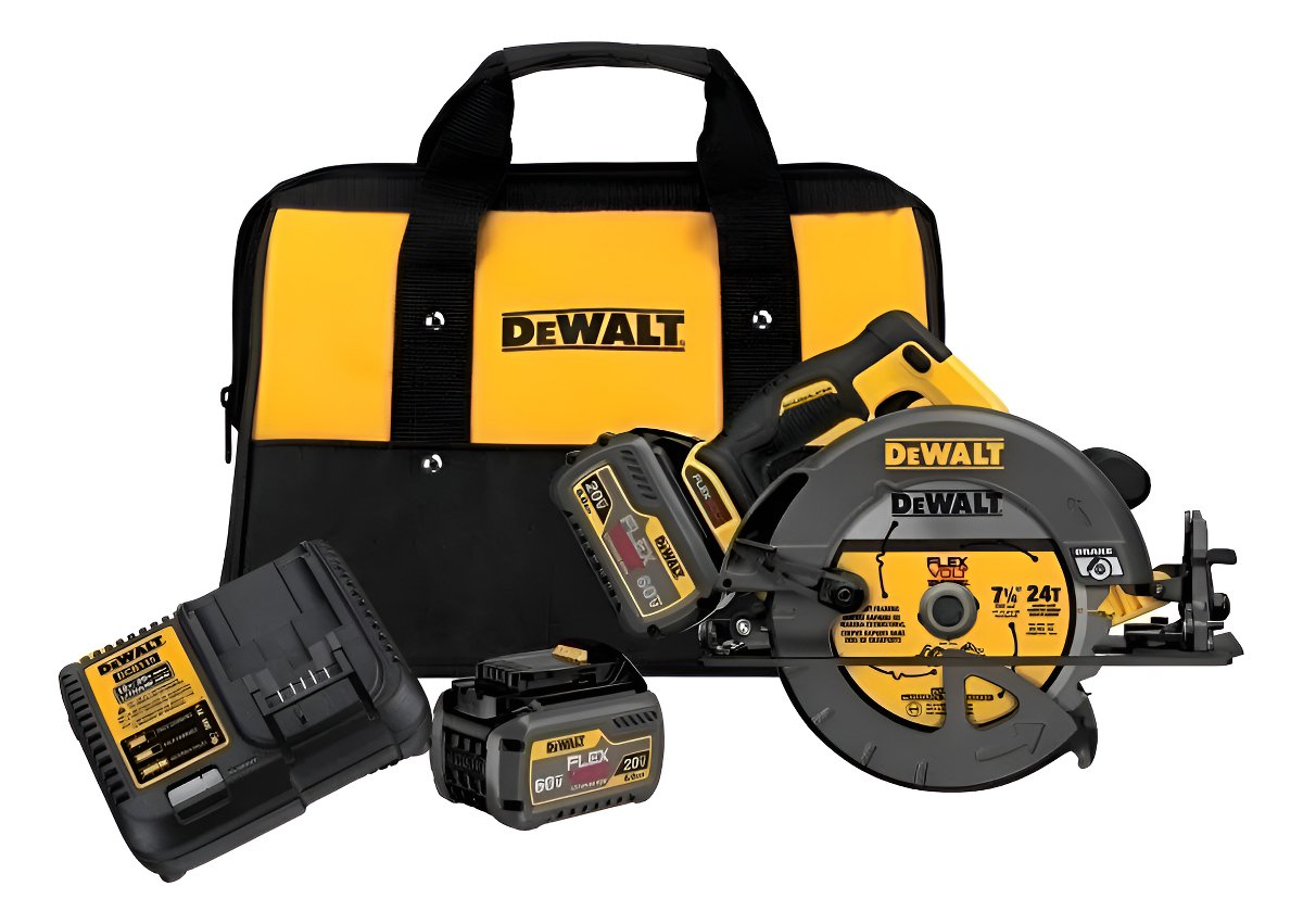 Sierra Circular Inal. Dewalt Dcs578t2 7 1/4 Flex Volt 60v Amarillo 50
