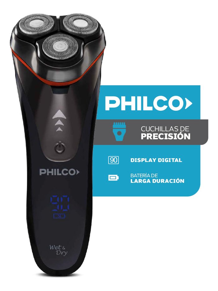 Afeitadora Philco Lithium Plus Ae5205pp Inalámbrica Wet & Dry 360° - Imagen 2