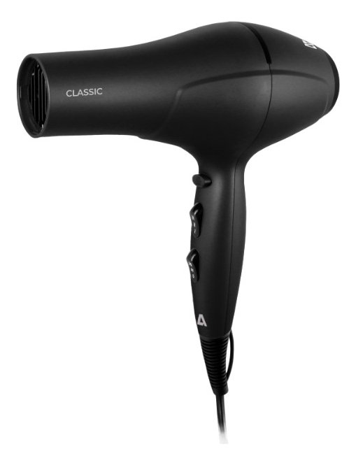 Secador De Pelo Atma Classic Ceramic 1800w 3 Temperaturas Negro