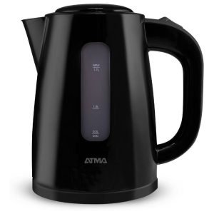 Pava Eléctrica Atma Pe0821nap 1.7lts Negra Negro