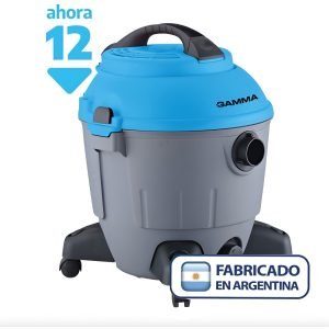 Aspiradora Gamma G2202ar 12l Para Seco Y Líquido 1000w Color Gris Y Azul
