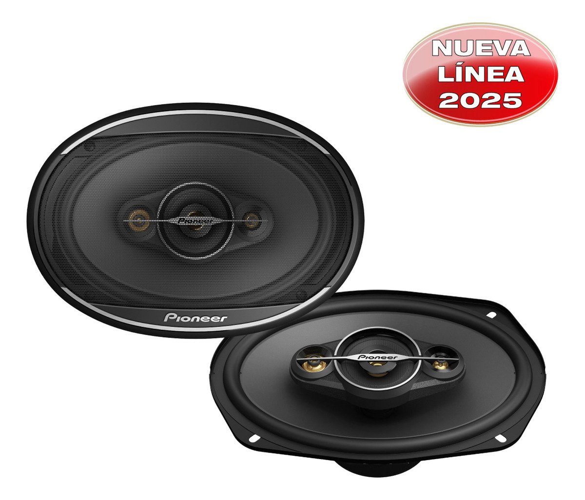 Parlantes Pioneer Ts-a6968s 6x9 450w Color Negro 4 Vias Negro - Imagen 2