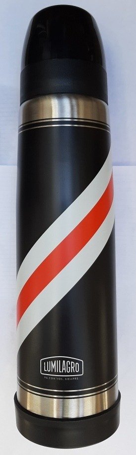 Termo Lumilagro Luminox River Corbata Acero Inoxidable 1lts River Plate - Imagen 5