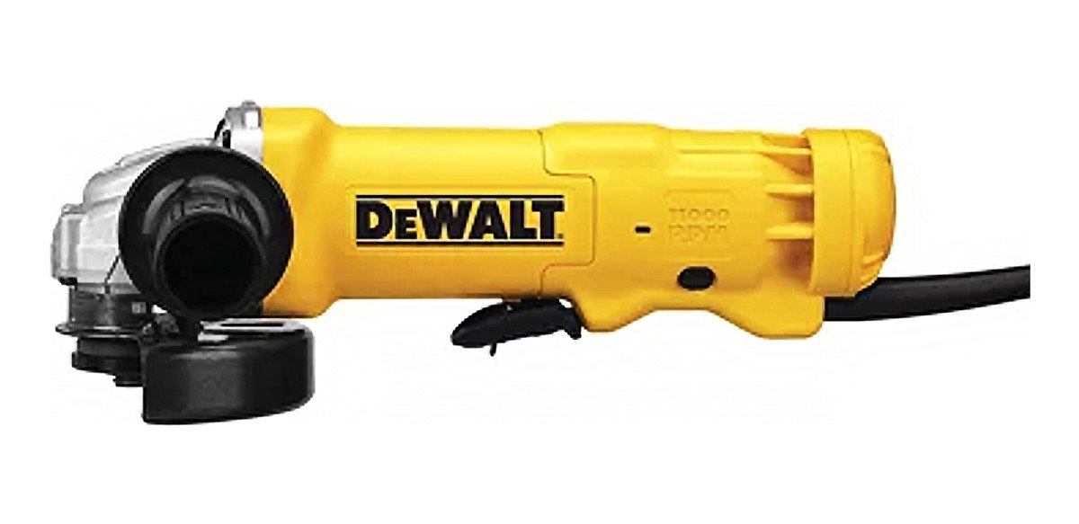 Amoladora Angular Dewalt Profesional Dwe4212-b2 De 50 hz Color Amarillo 1.2 kw 220 v + Accesorio - Imagen 4