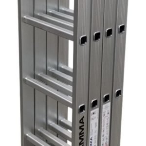 Escalera De Aluminio Gamma Plegable Articulada X4 G211ar