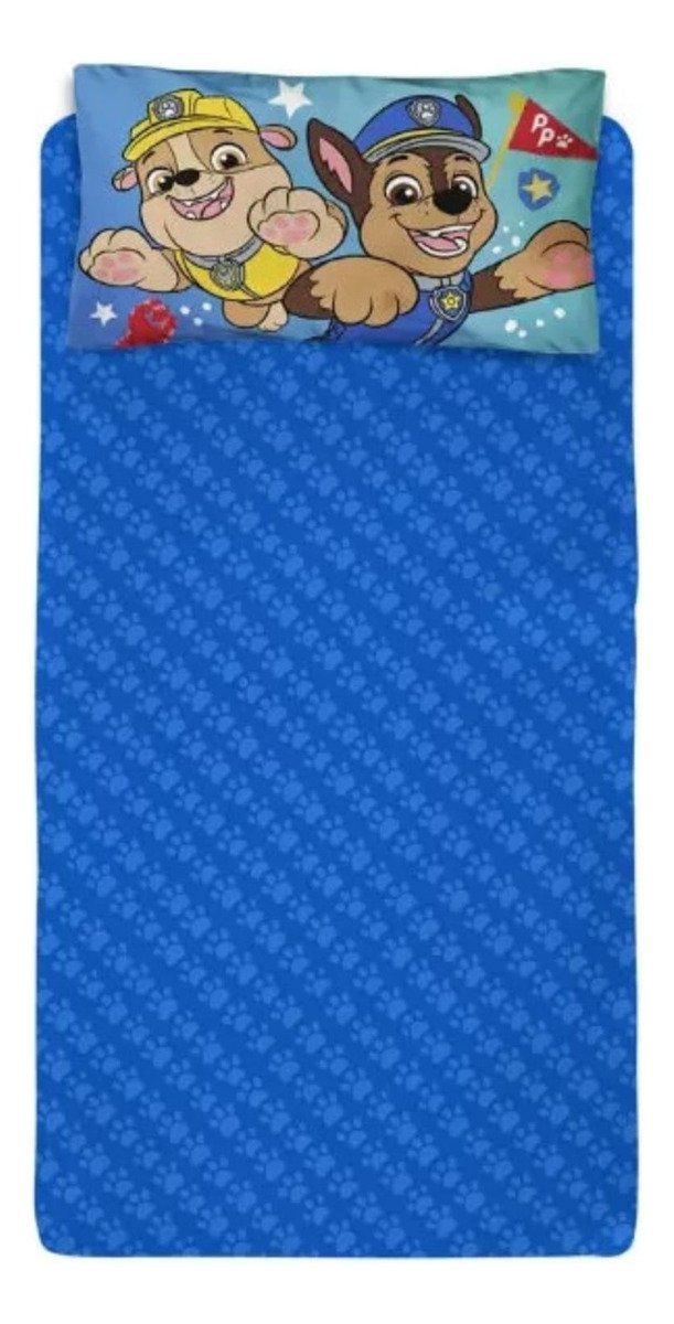 Juego Sabanas Piñata 112 Plaza Paw Patrol Nuevo Modelo Azul Paw Patrol Nuevo Modelo - Imagen 2