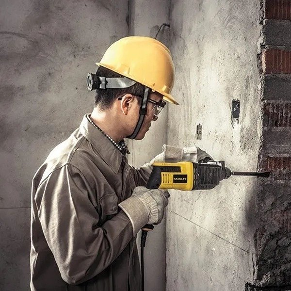 Rotomartillo Electroneumático Stanley Shr263k Amarillo Y Negro Frecuencia De 50hz Con 800w De Potencia - Imagen 2