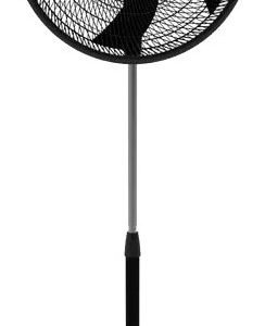 Ventilador De Pie Liliana Vp20p Negro De 20 Con 5 Aspas Y 3 Velocidades 50.8 Cm Plástico