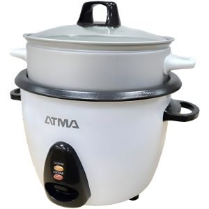 Atma Sumb21n Olla Arrocera+ Vaporera 1.8l 700w Antiadherente Blanco 50 Hz